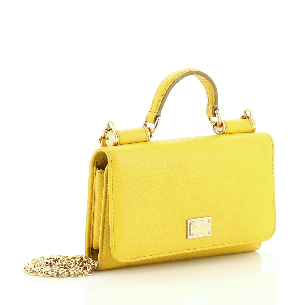 Sicily Wallet on Chain Leather Mini