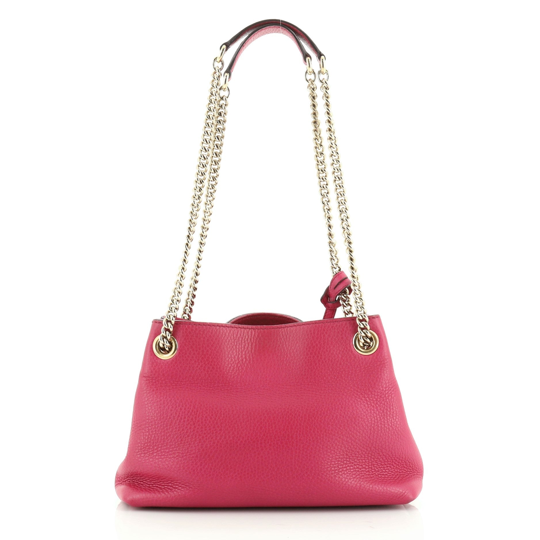 Soho Chain Strap Shoulder Bag Leather Mini