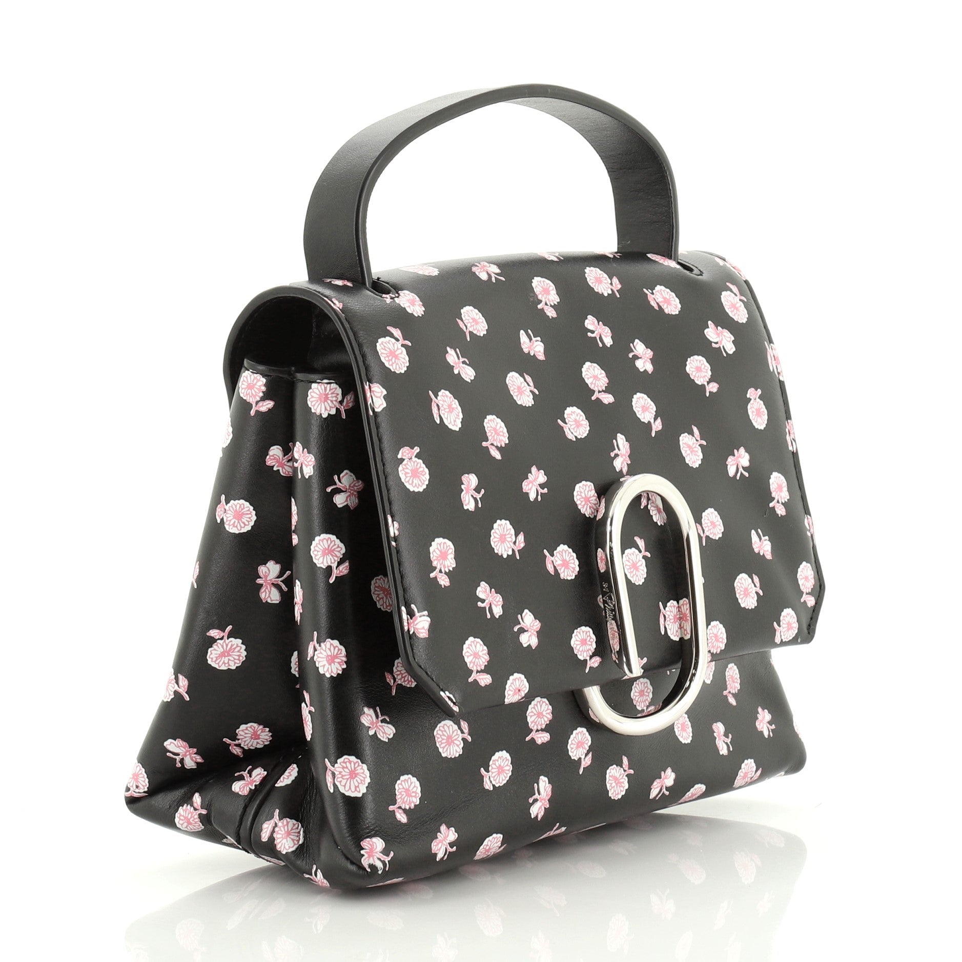 Alix Top Handle Bag Printed Leather Mini