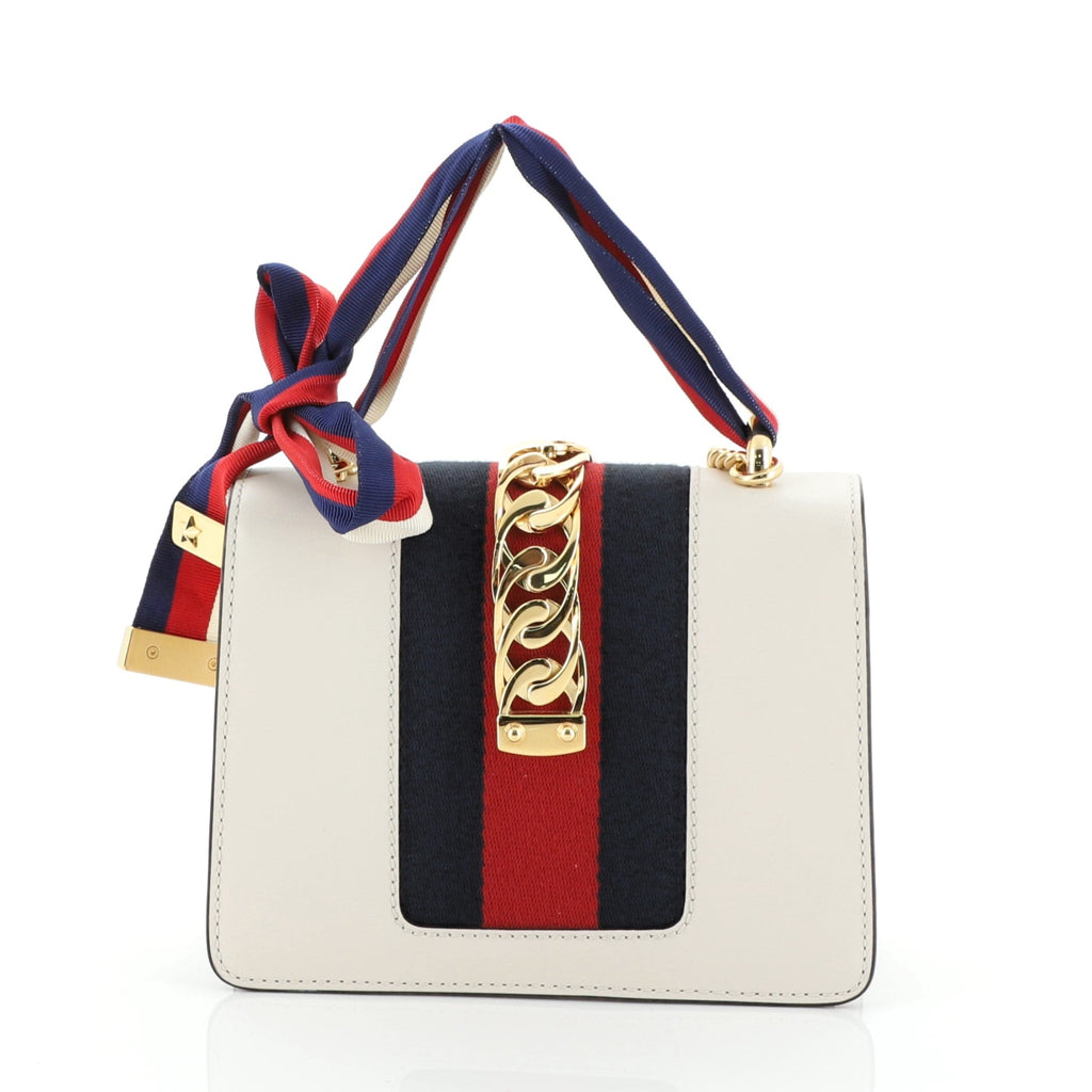 Sylvie Chain Shoulder Bag Leather Mini