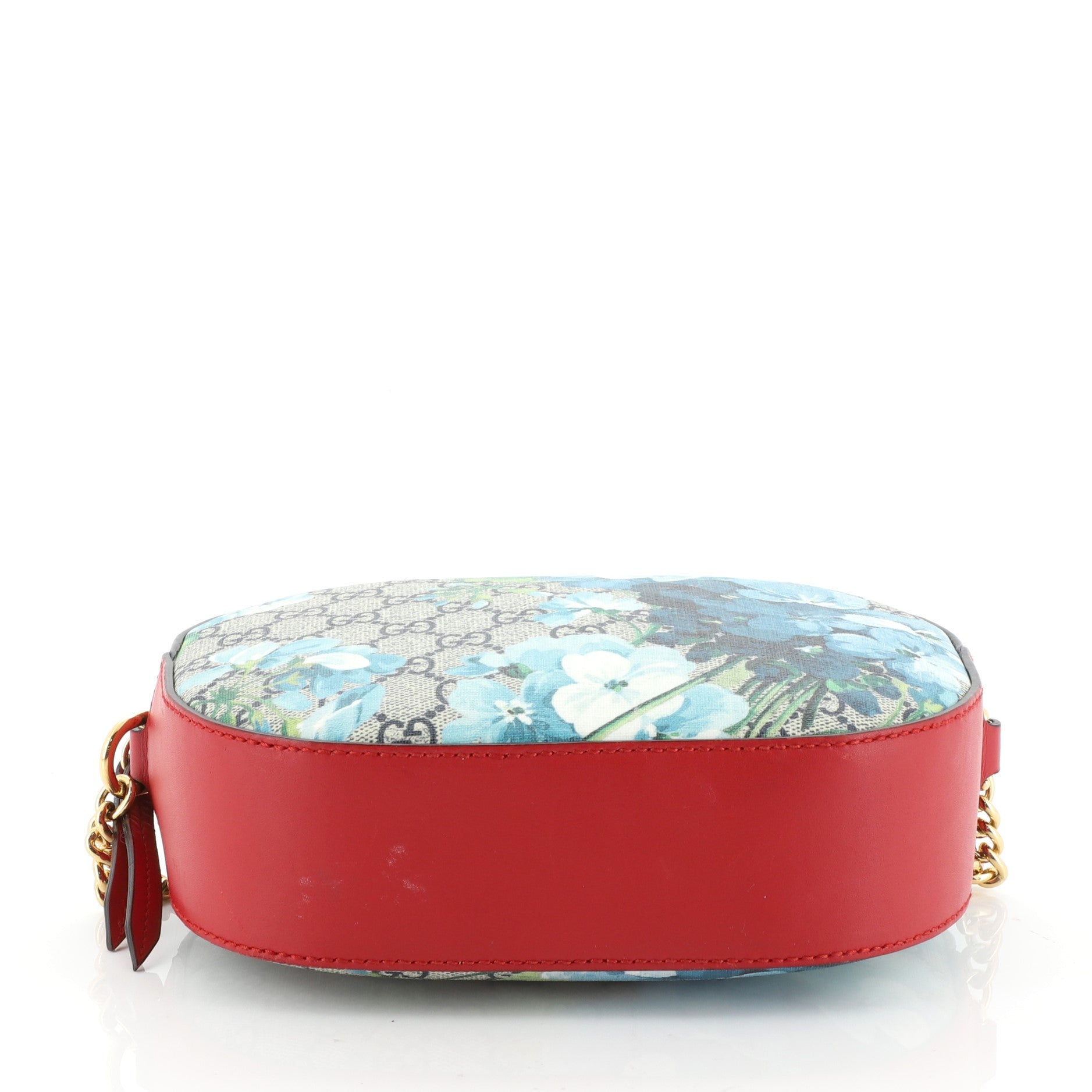 Chain Crossbody Bag Blooms Print GG Coated Canvas Mini