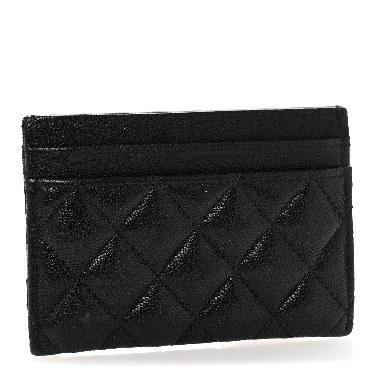 Caviar Quilted Boy  Holder Black