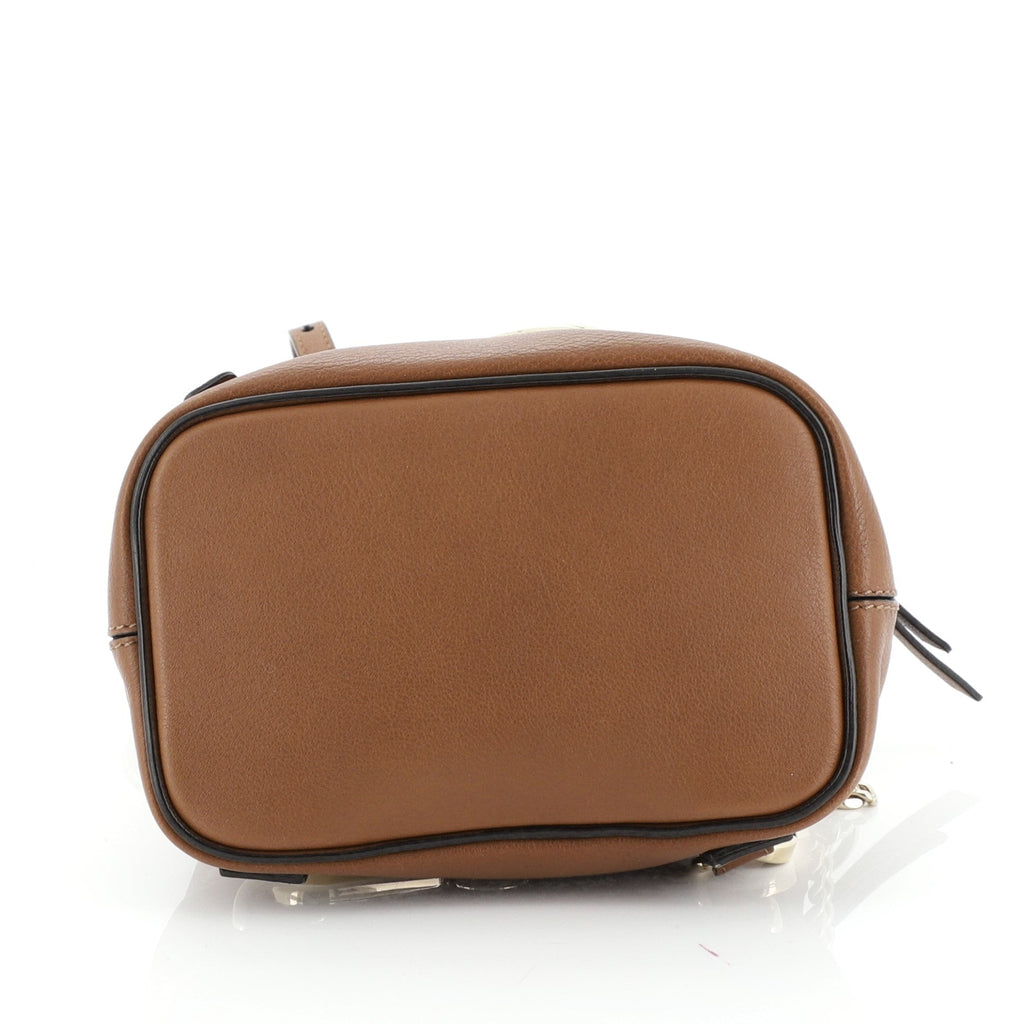 Faye Backpack Leather and Suede Mini