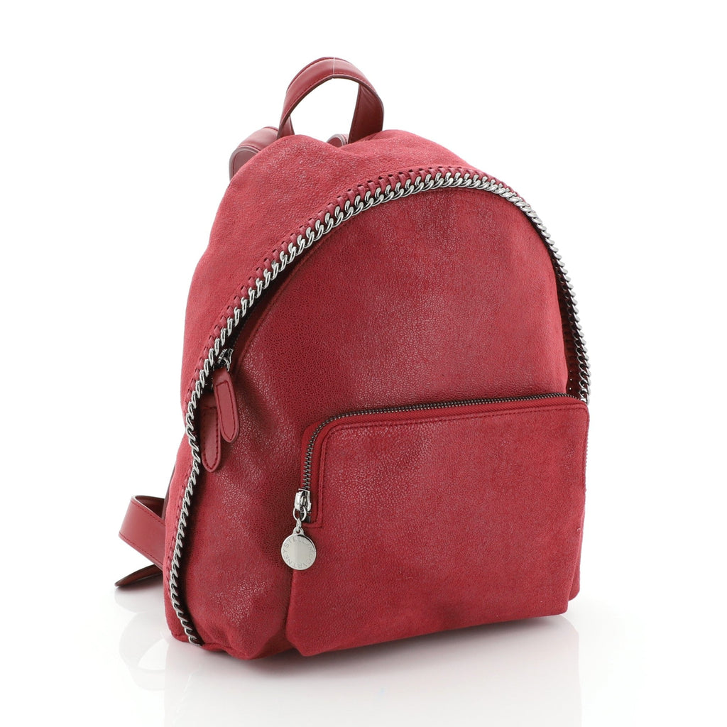 Falabella Front Zip Backpack Shaggy Deer Mini
