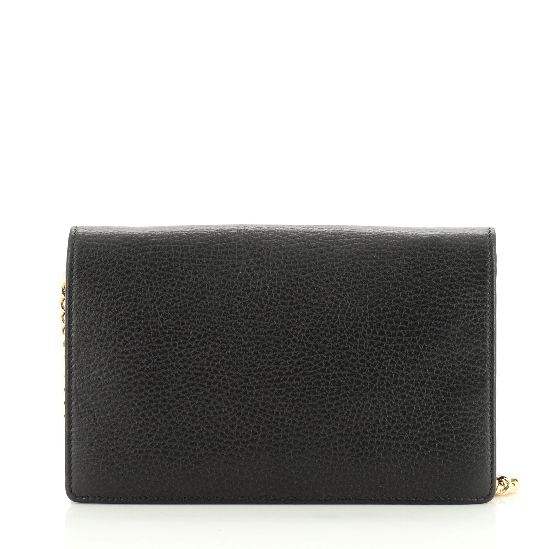 Petite GG Marmont Chain Wallet Leather Mini