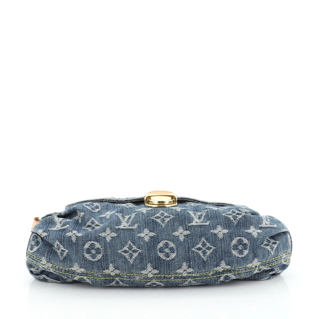 Pleaty Handbag Denim Mini