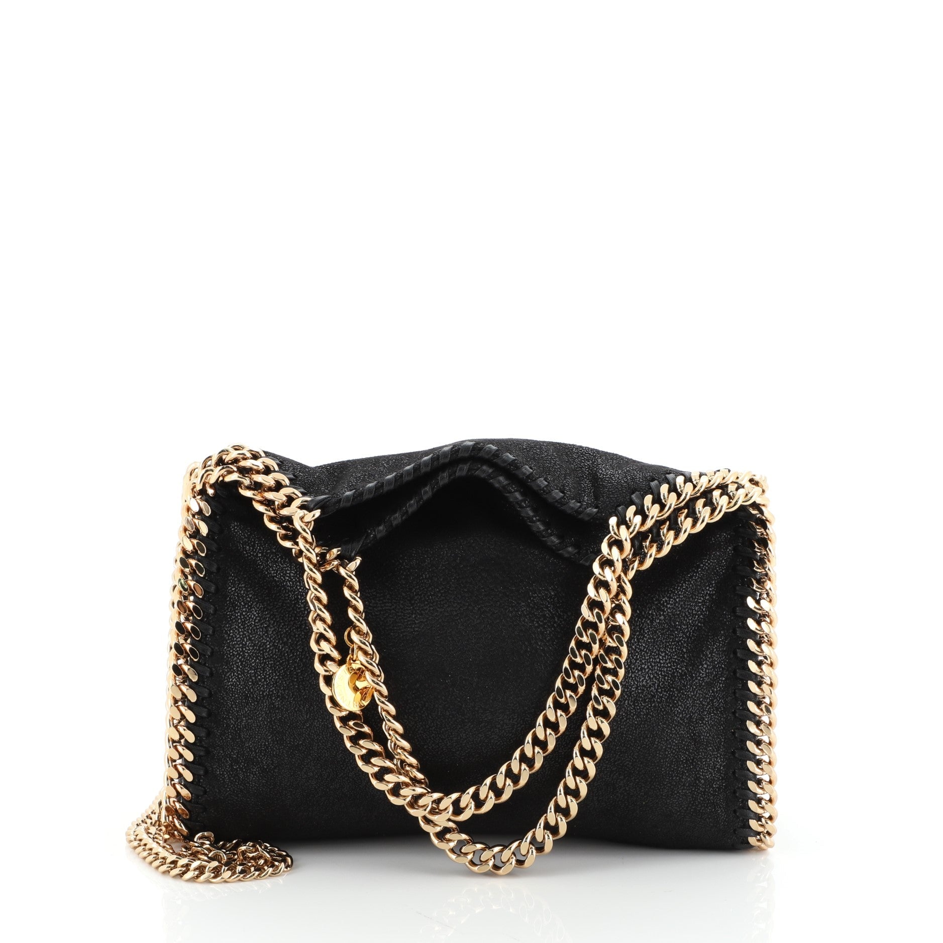 Falabella Fold Over Crossbody Bag Shaggy Deer Mini