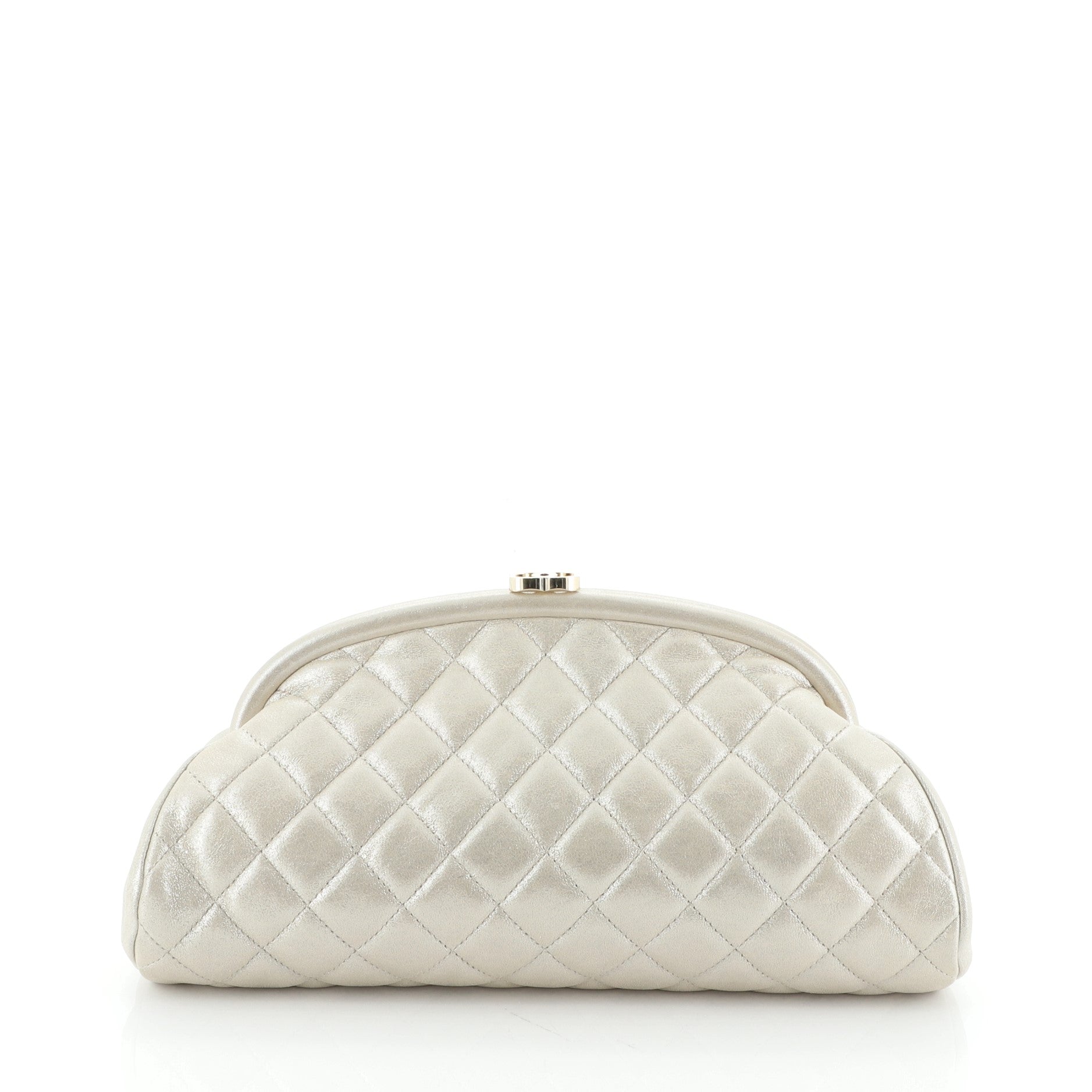 Timeless Clutch Iridescent Caviar