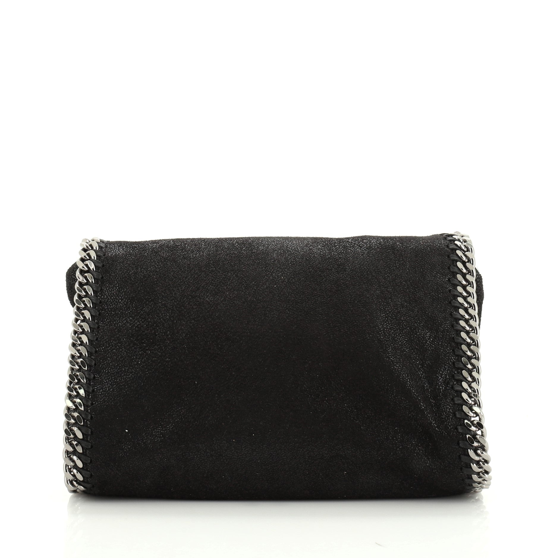 Falabella Fold Over Crossbody Bag Quilted Shaggy Deer Mini