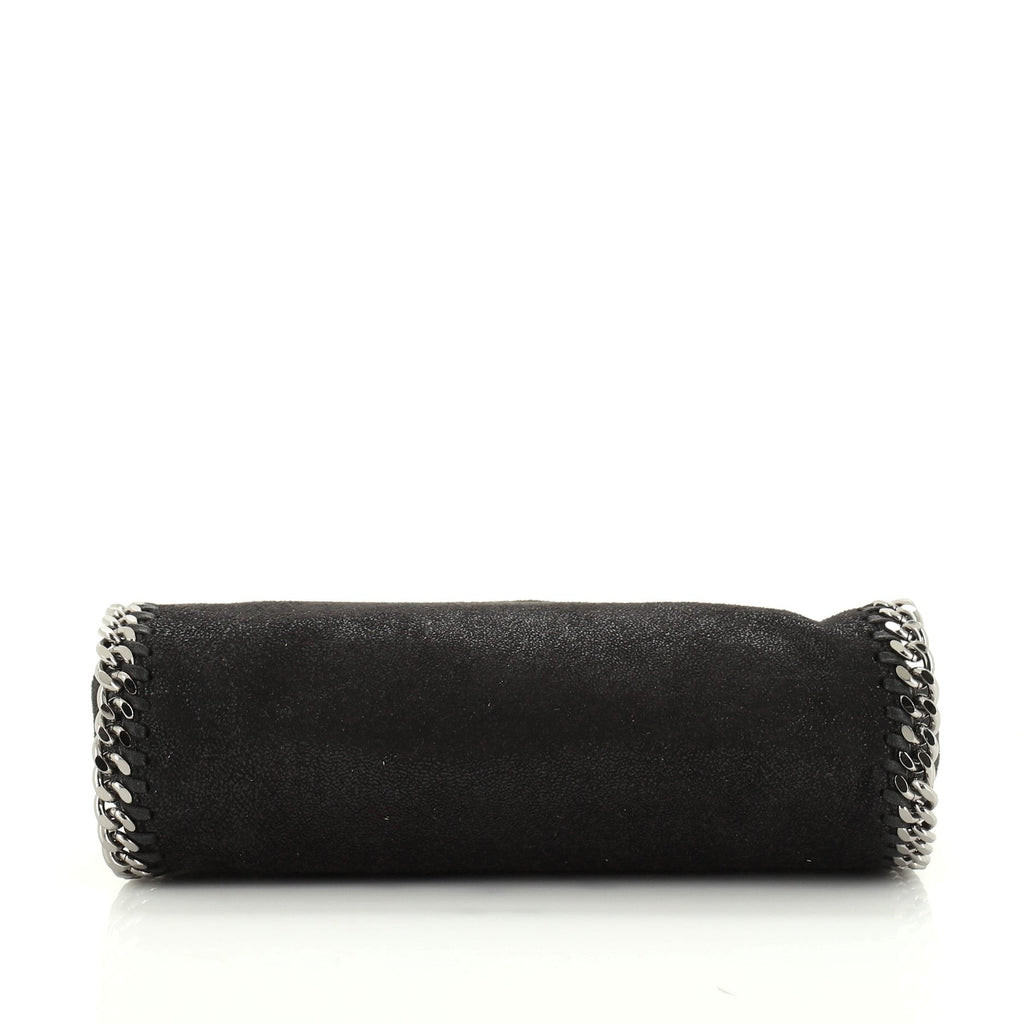 Falabella Fold Over Crossbody Bag Quilted Shaggy Deer Mini
