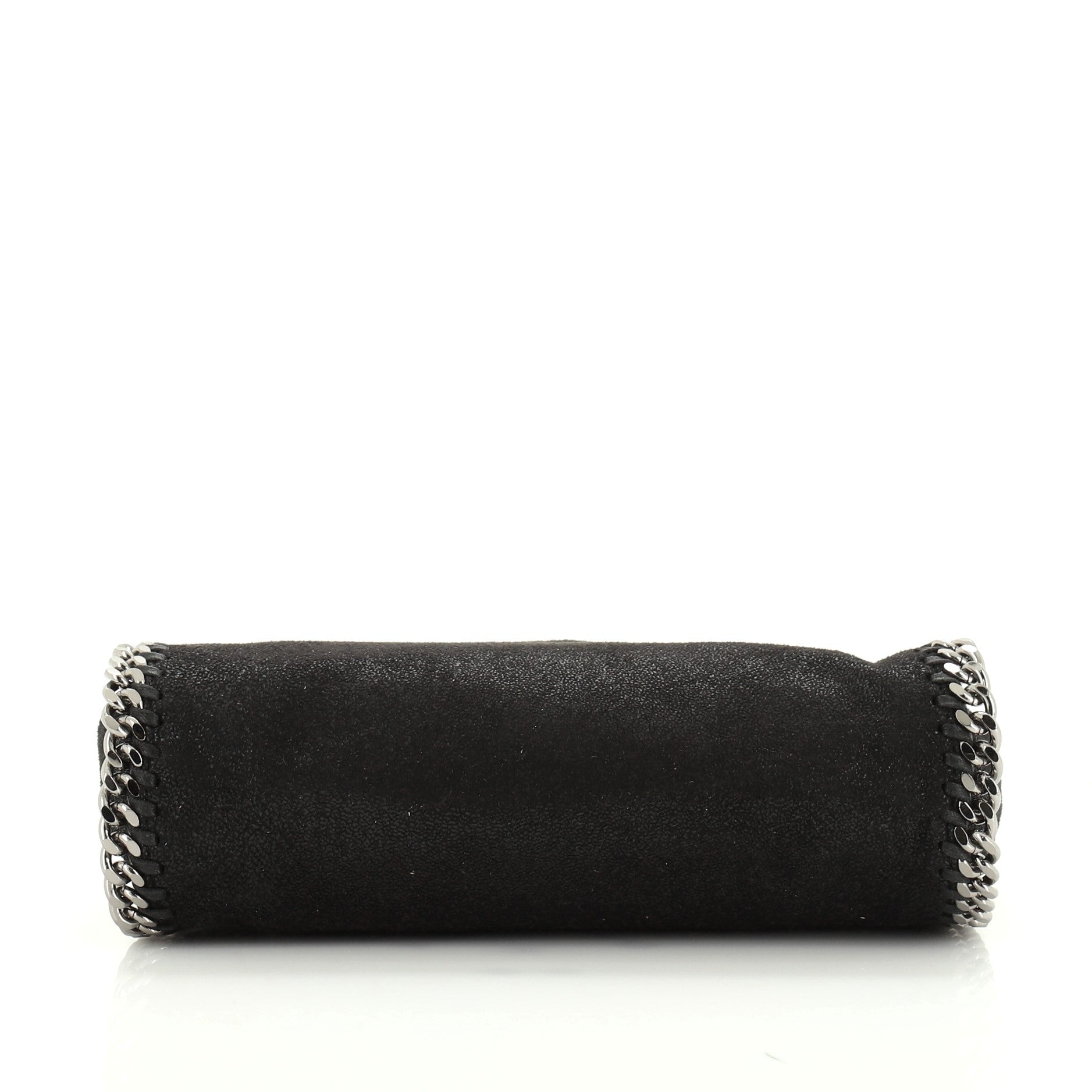 Falabella Fold Over Crossbody Bag Quilted Shaggy Deer Mini