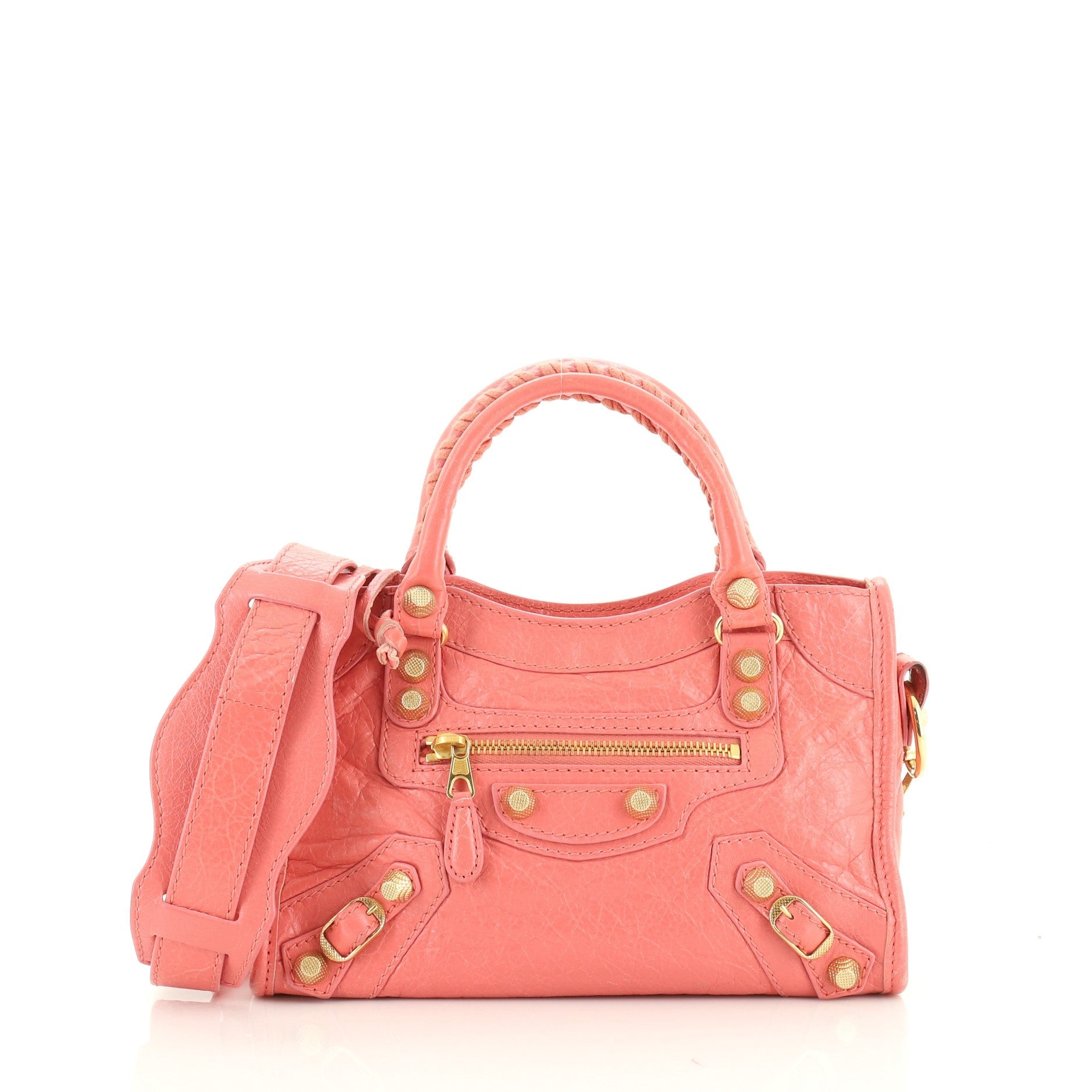 City Giant Studs Bag Leather Mini