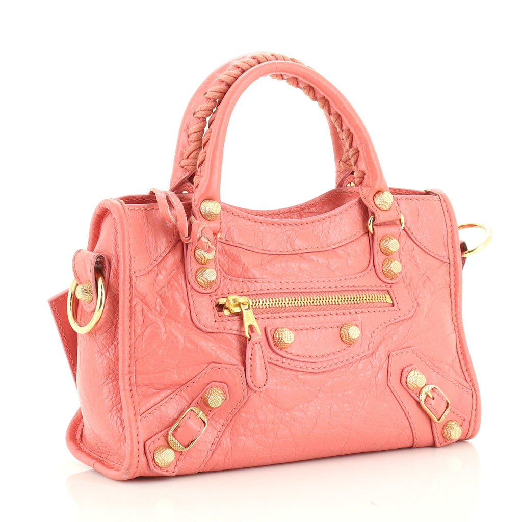 City Giant Studs Bag Leather Mini