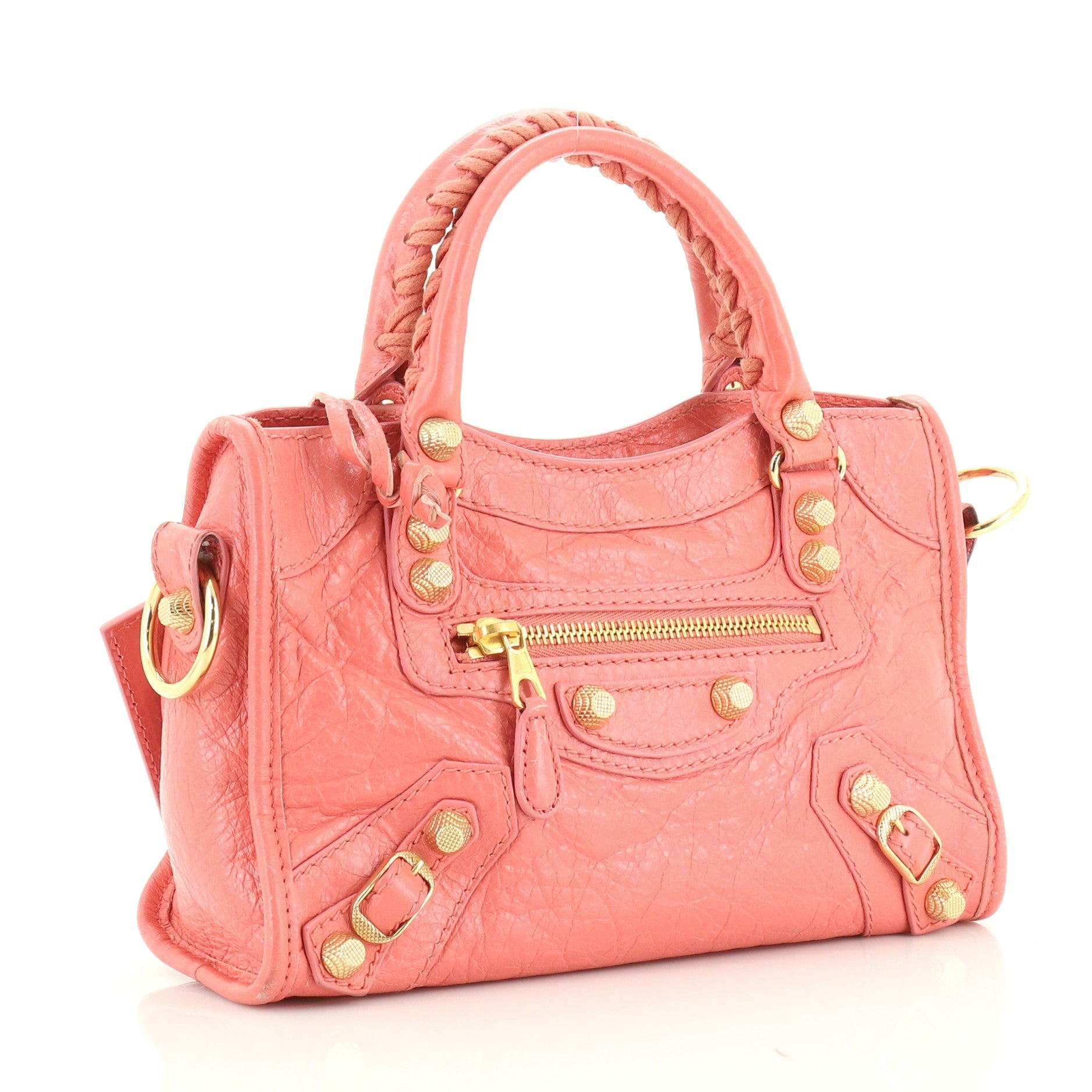 City Giant Studs Bag Leather Mini