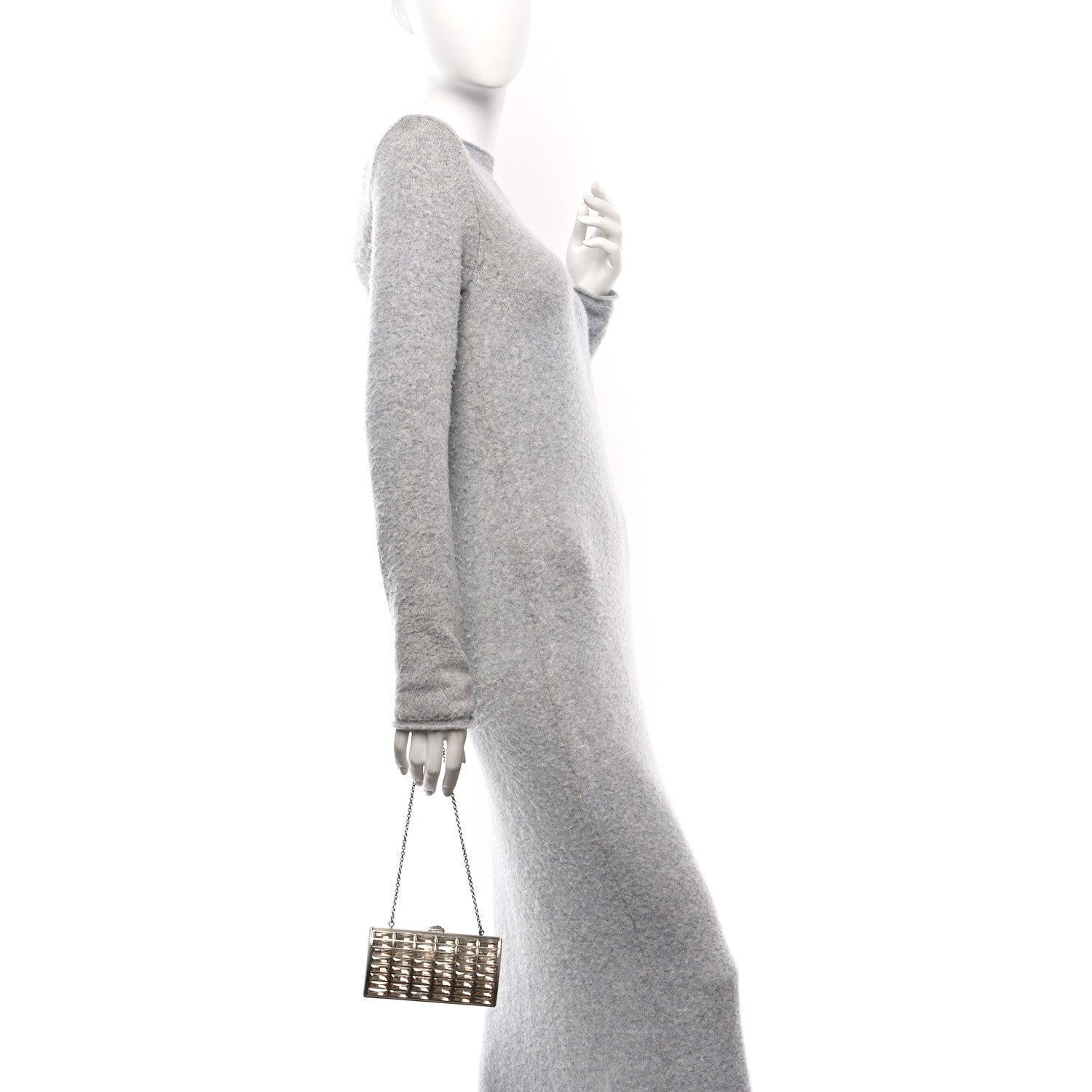 Swarovski Crystal Goddess Clutch Champagne