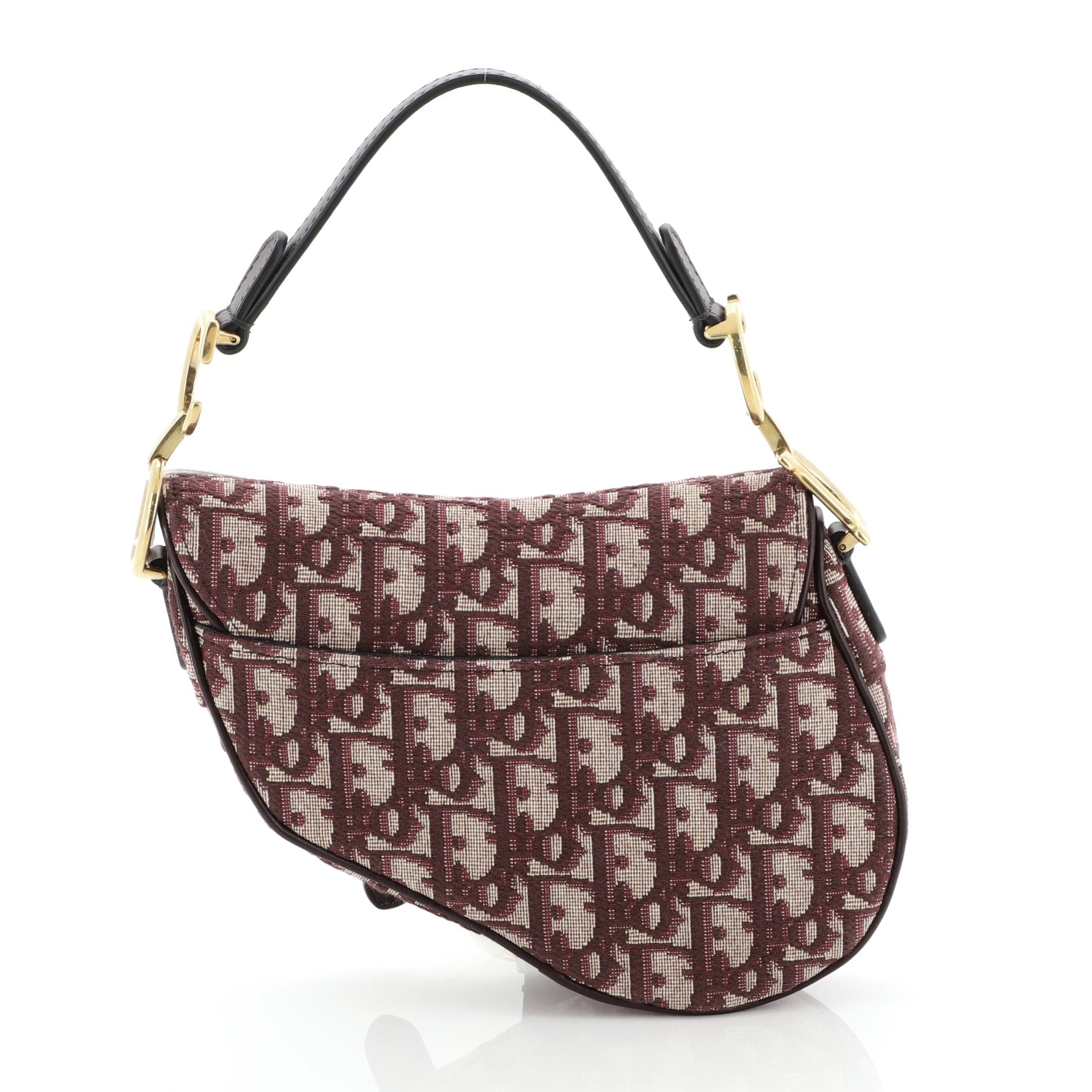 Saddle Handbag Oblique Canvas Mini