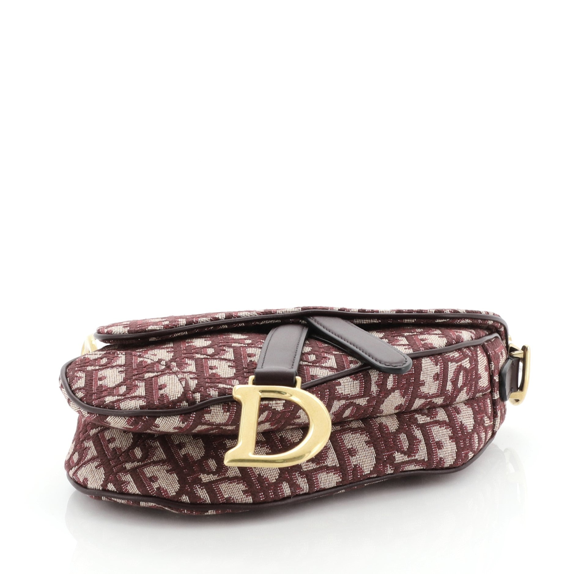 Saddle Handbag Oblique Canvas Mini