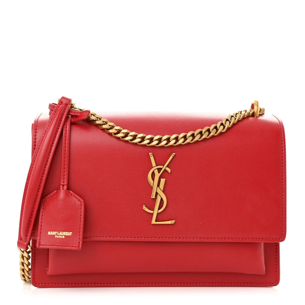 Calfskin Medium Monogram Sunset Rouge Eros