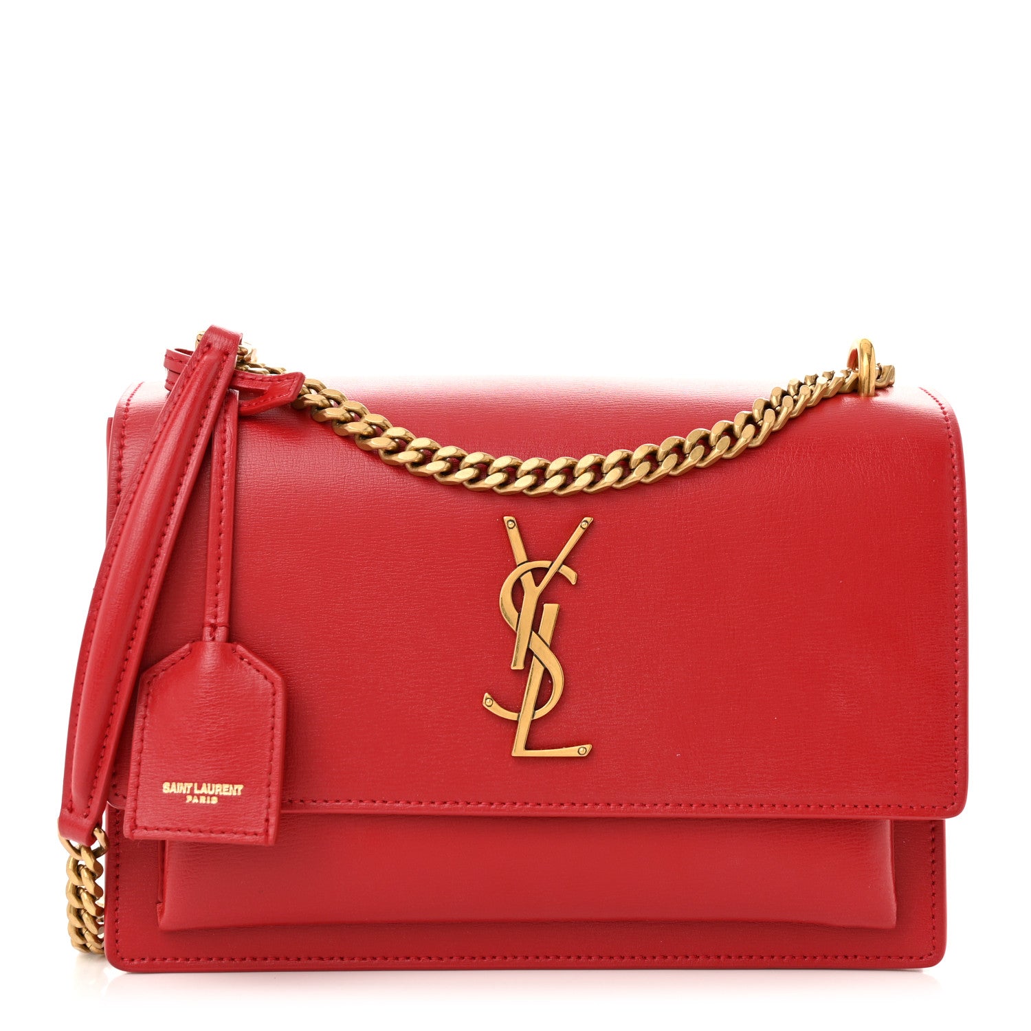 Calfskin Medium Monogram Sunset Rouge Eros