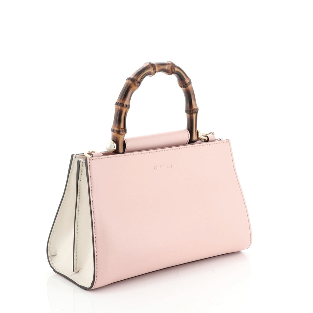 Nymphaea Top Handle Bag Leather Mini