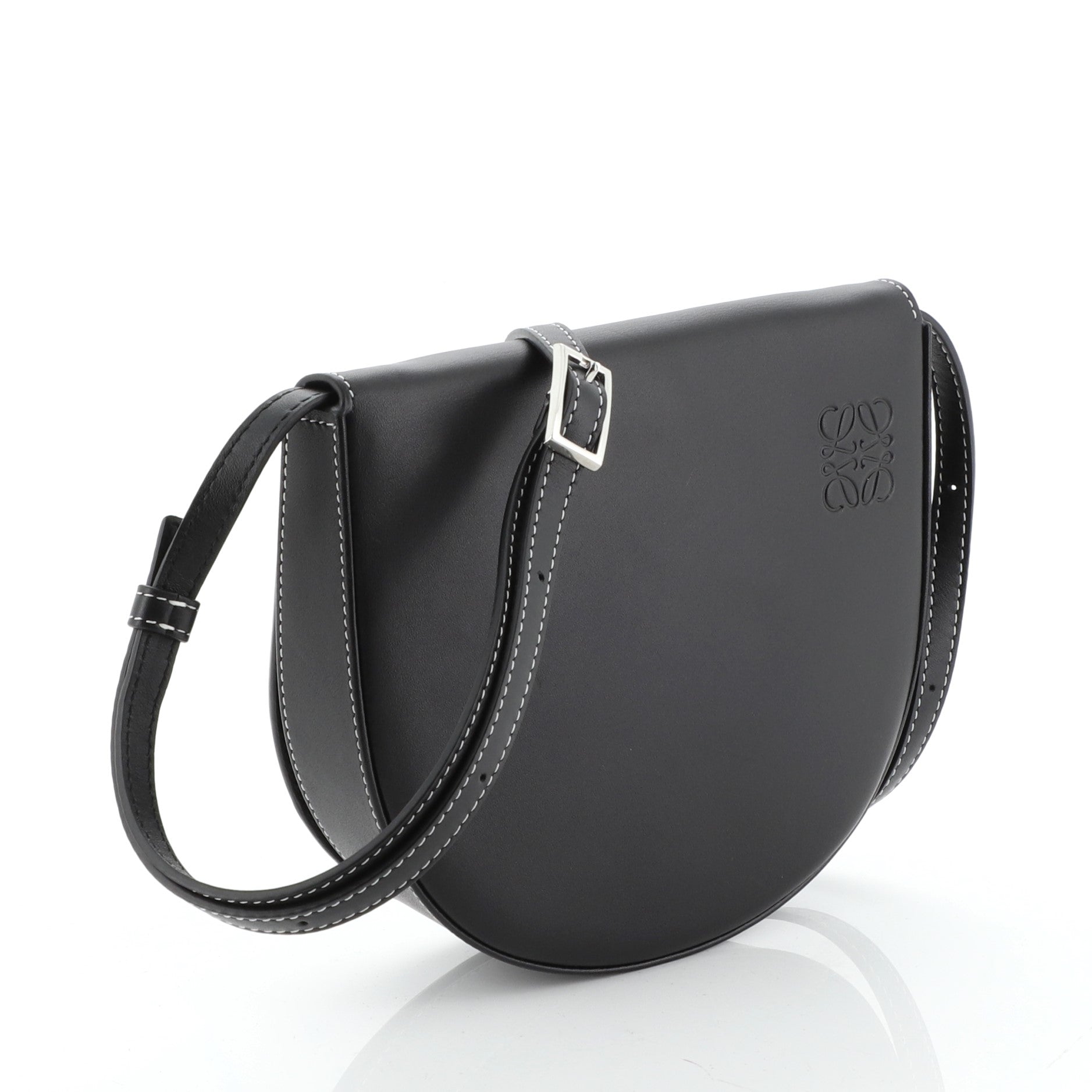 Heel Crossbody Bag Leather Mini