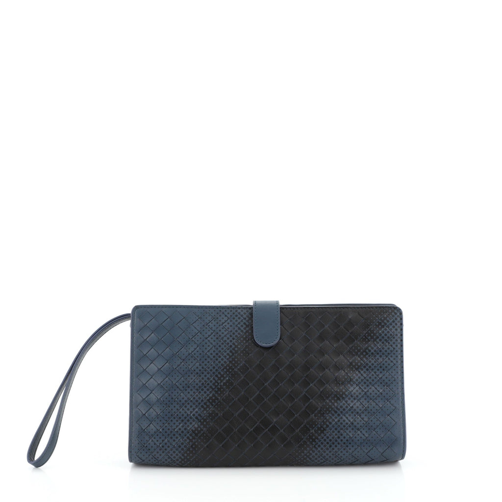 Handle Clutch Printed Intrecciato Nappa Small