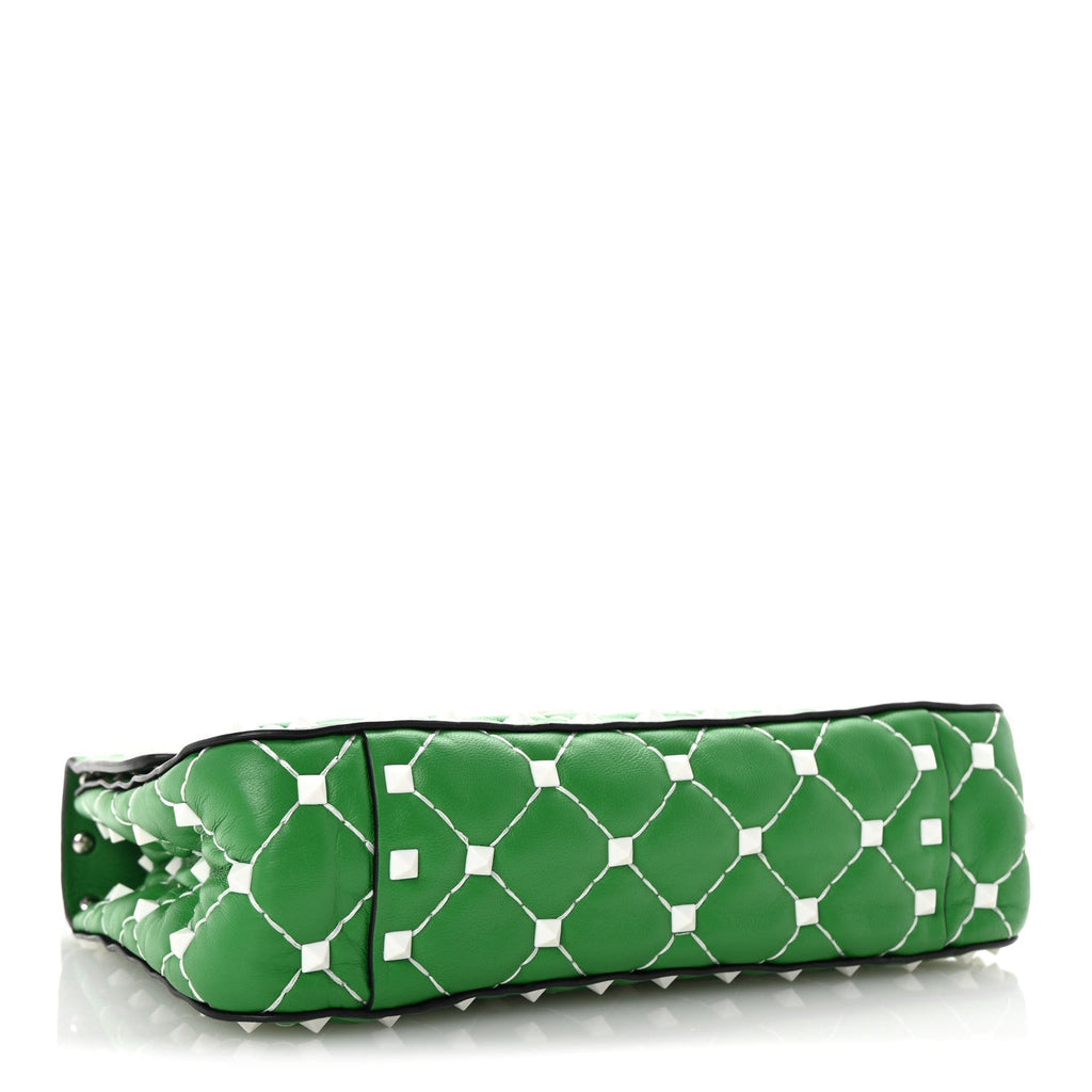 Nappa Small Free Rockstud Spike Shoulder Bag Peppermint