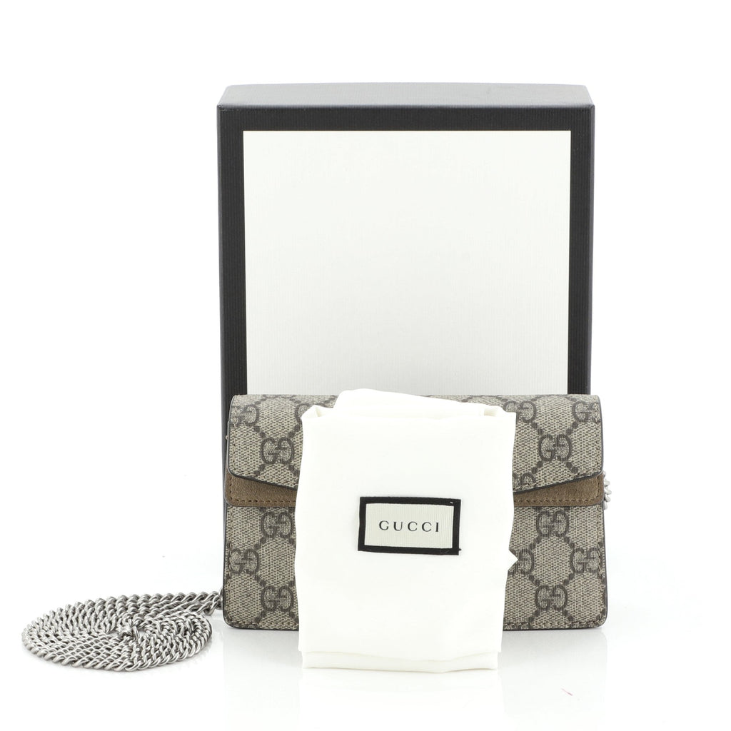 Dionysus Bag GG Coated Canvas Super Mini