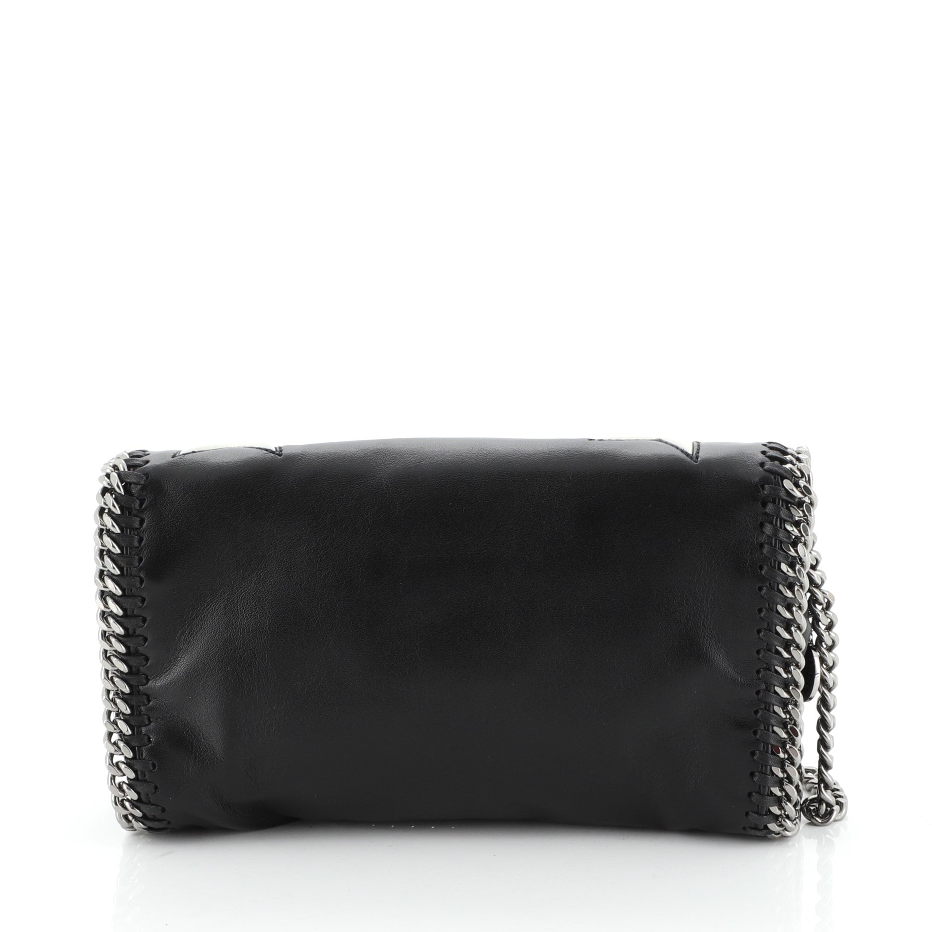 Falabella Flap Bag Faux Leather with Inlay Mini