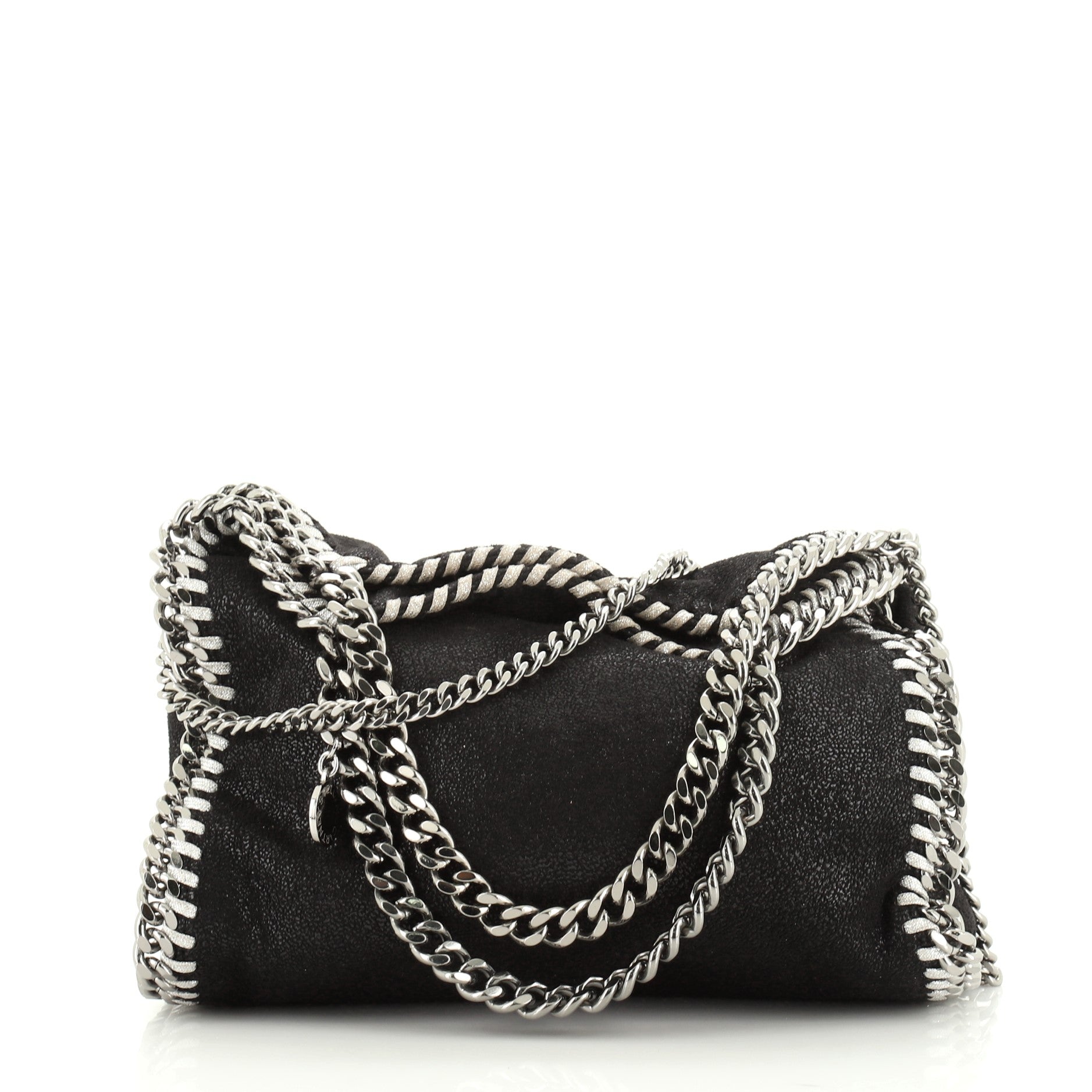 Falabella Fold Over Crossbody Bag Shaggy Deer Mini