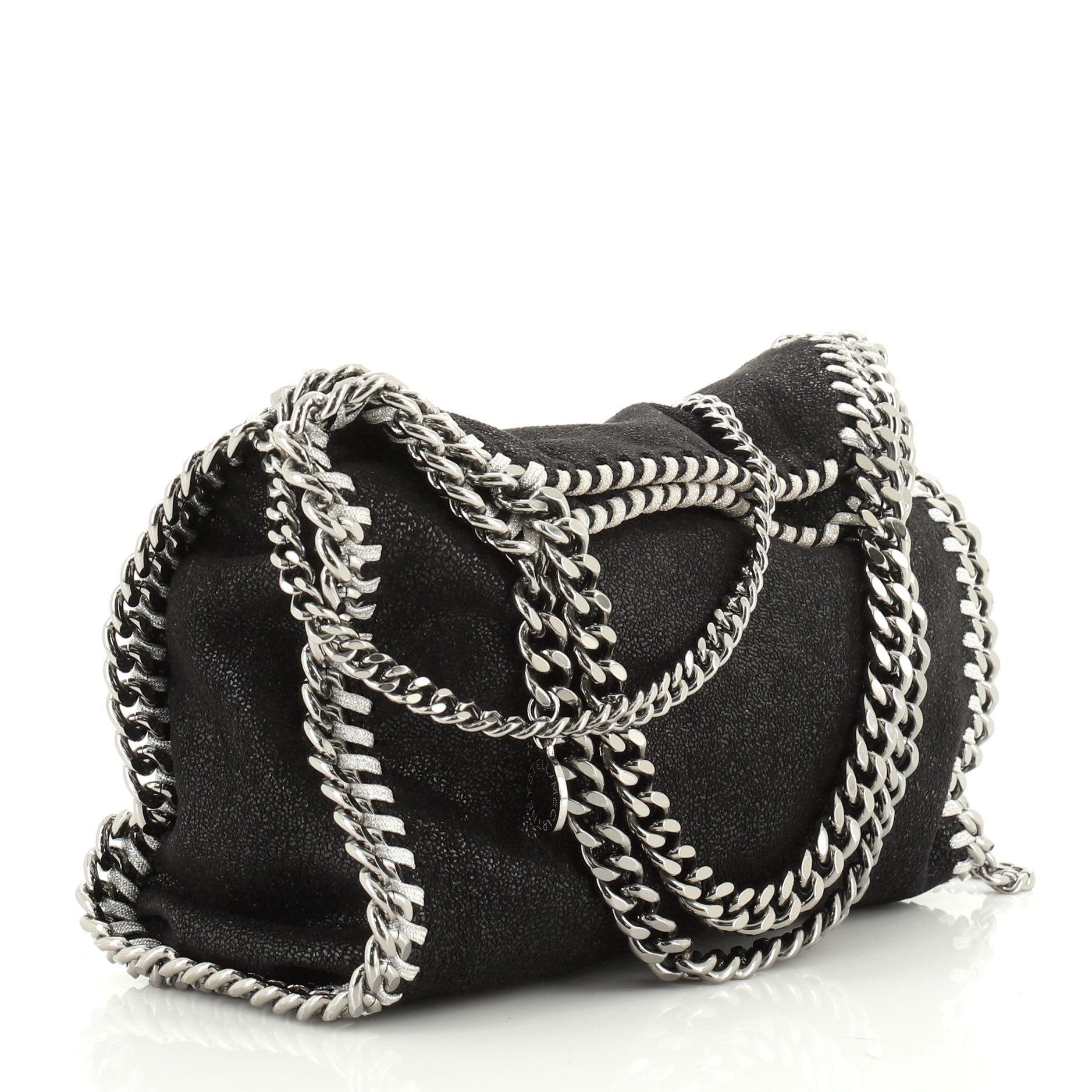 Falabella Fold Over Crossbody Bag Shaggy Deer Mini