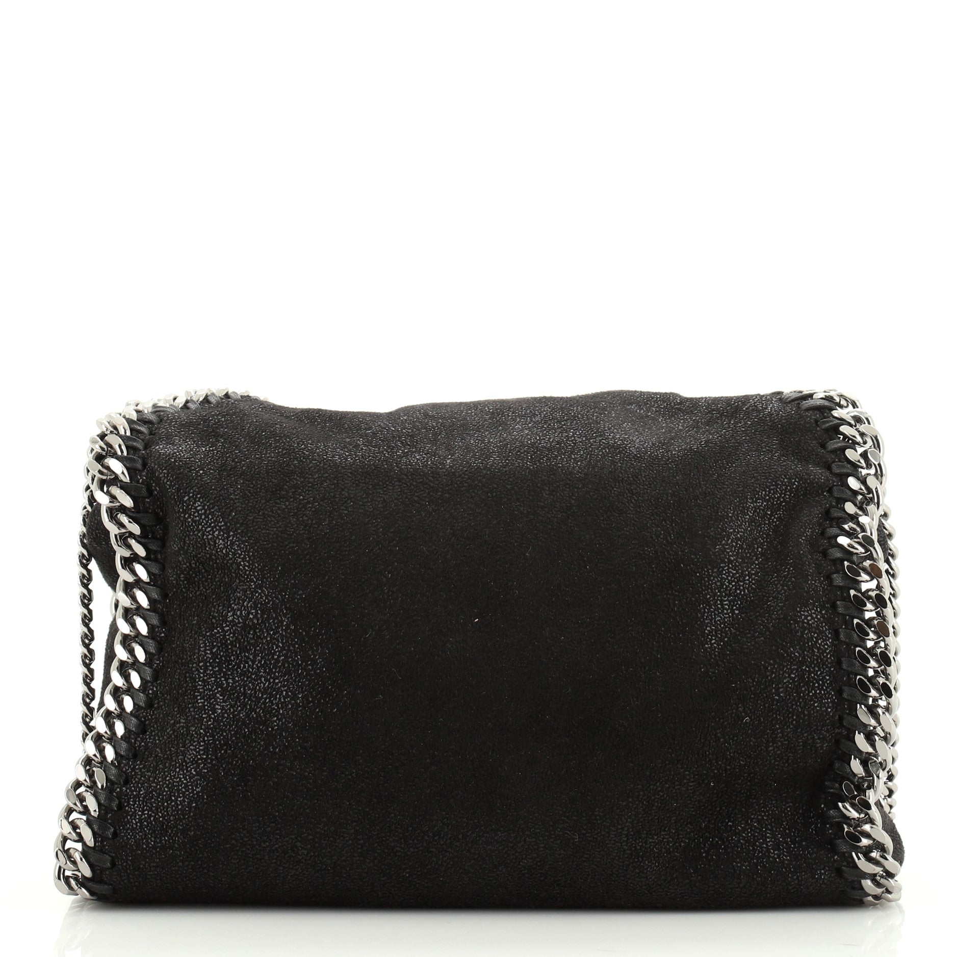 Falabella Fold Over Crossbody Bag Embroidered Shaggy Deer Mini