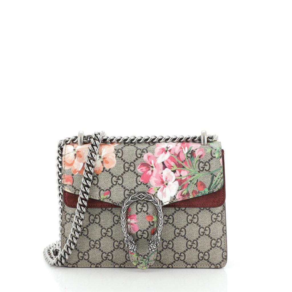 Dionysus Bag Blooms Print GG Coated Canvas Mini