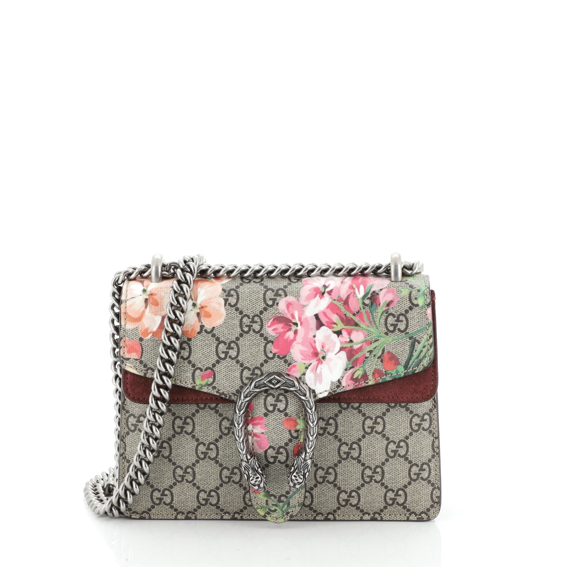 Dionysus Bag Blooms Print GG Coated Canvas Mini