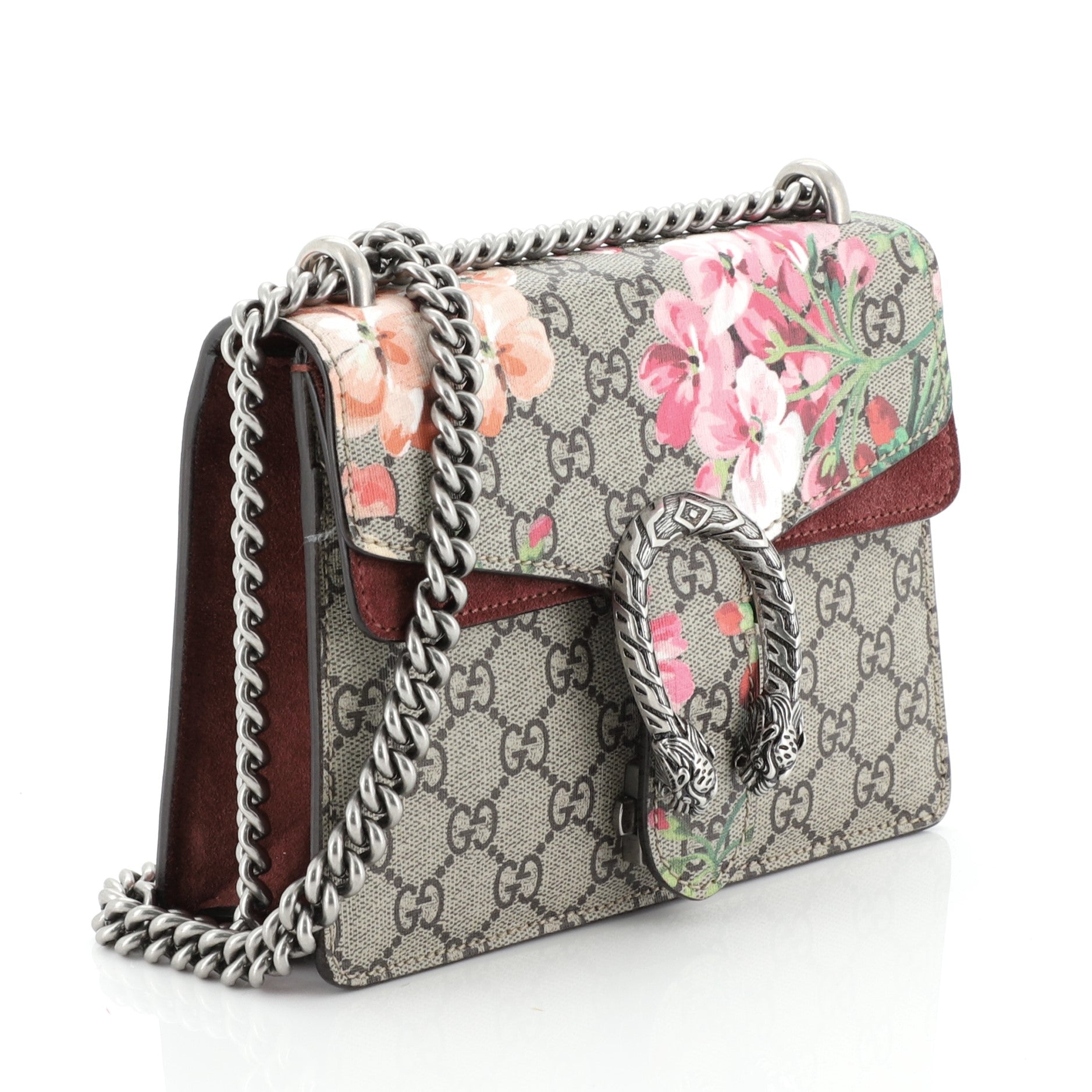 Dionysus Bag Blooms Print GG Coated Canvas Mini