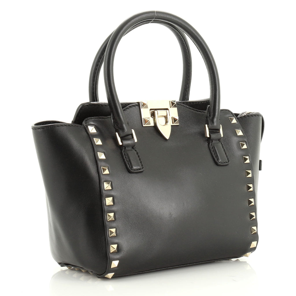 Rockstud Tote Rigid Leather Mini