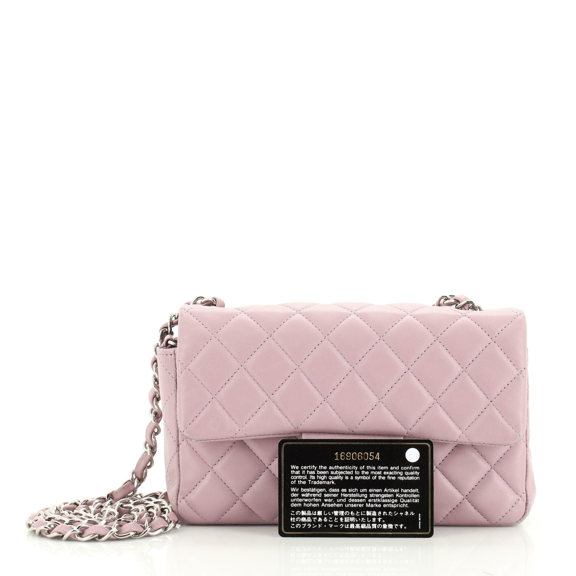 Classic Single Flap Bag Quilted Lambskin Mini