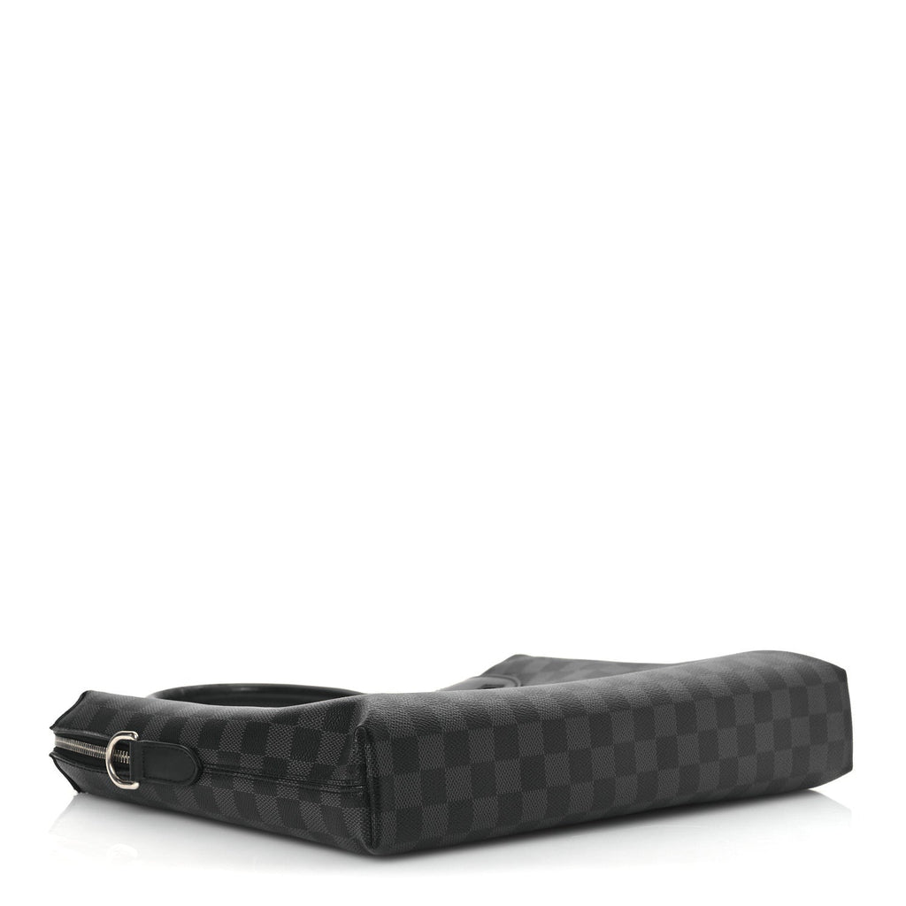 Damier Graphite Porte-Documents Jour