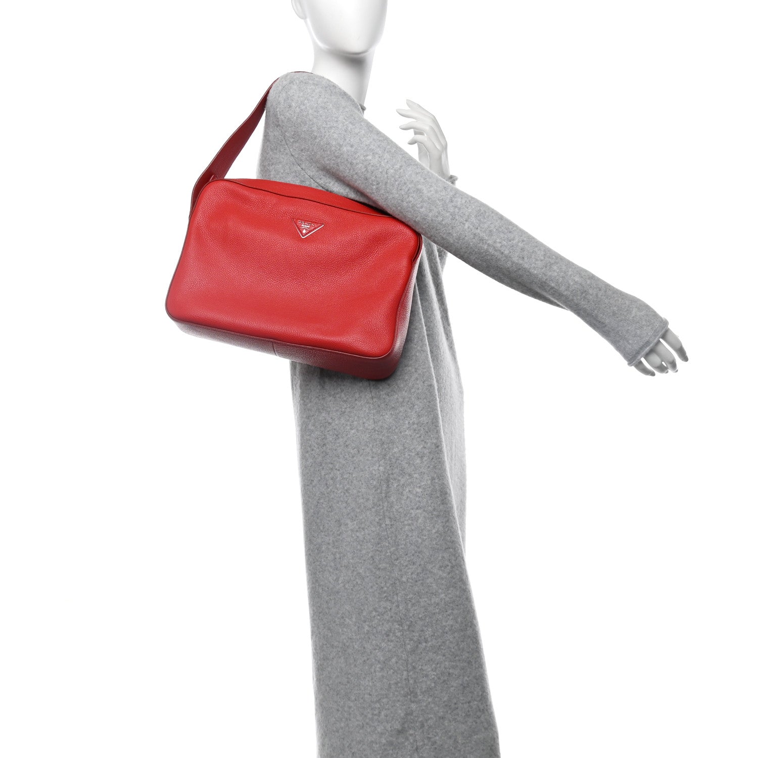 Vitello Phenix Hobo Rosso