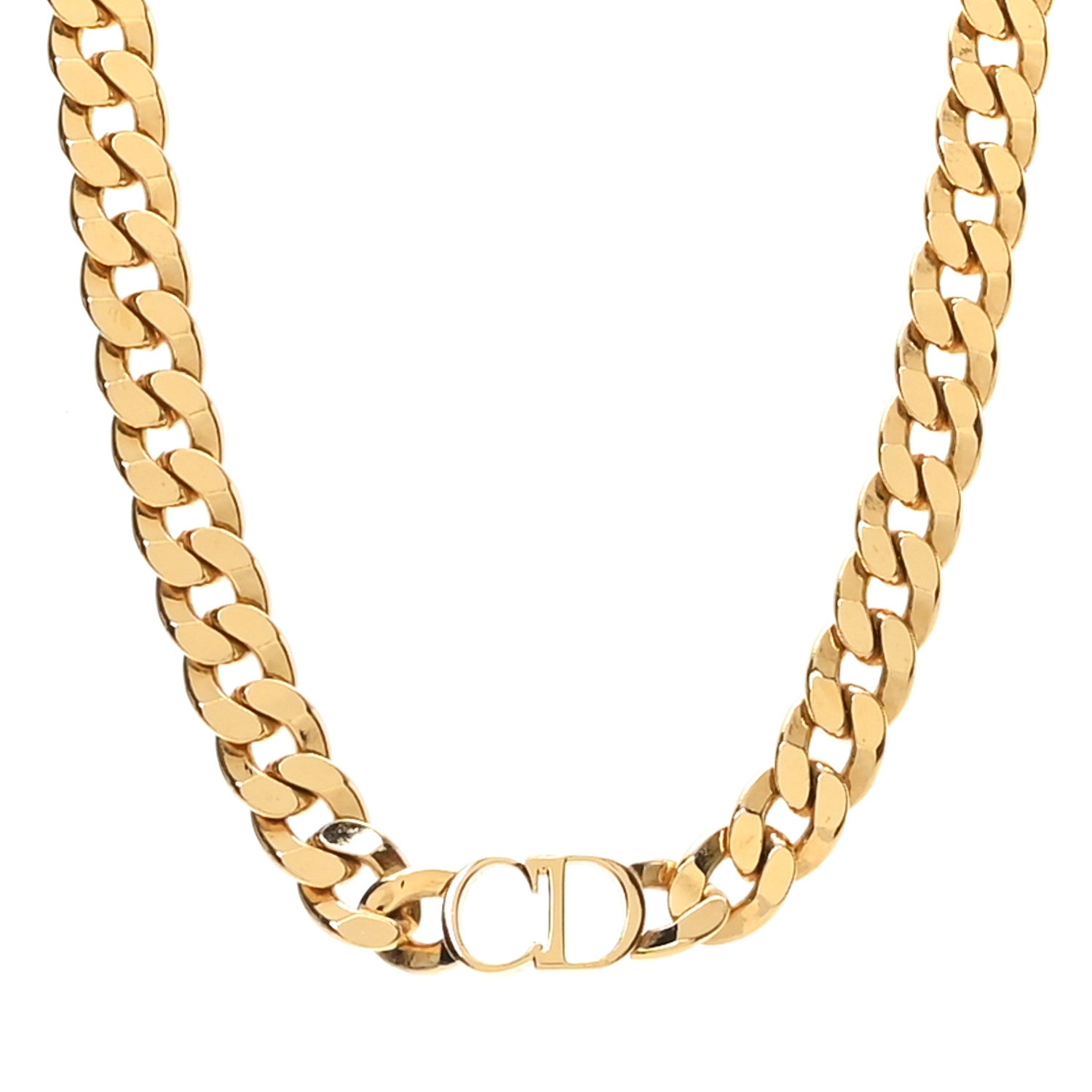 Metal Danseuse Etoile Chain Choker Necklace Gold