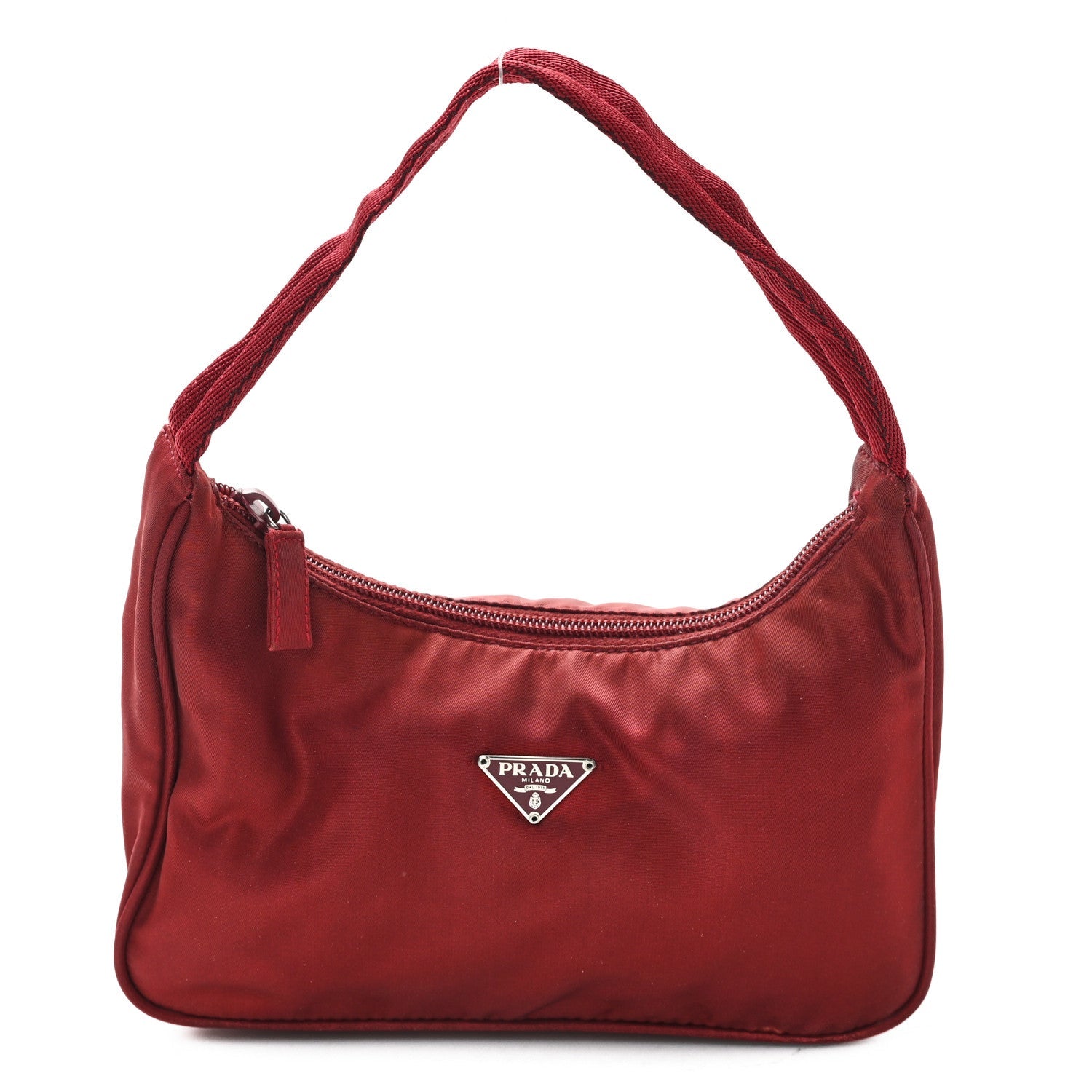 Tessuto Nylon Mini Re-Edition 2000 Bag Granato