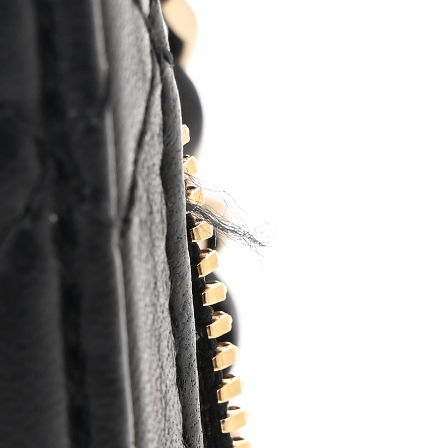 Lambskin Quilted Coco  Bag Black