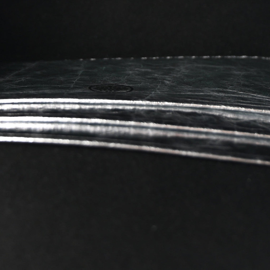 Metallic Crinkled Calfskin Mini Lily Silver