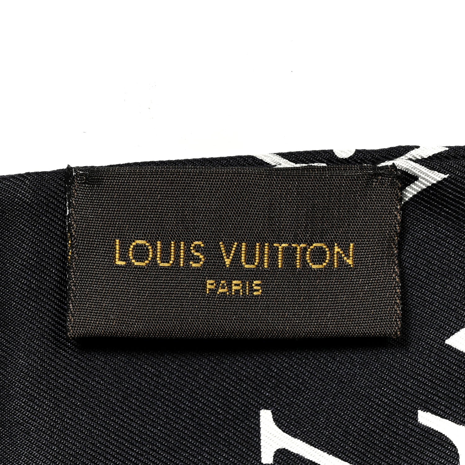 Silk Monogram Confidential Bandeau Black