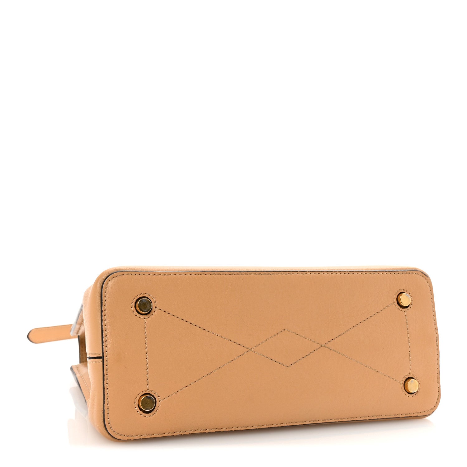 Silky Calfskin Mini Seaton Dark Golden Yellow