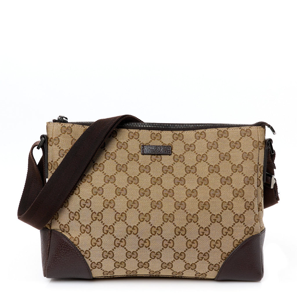 Monogram Joy Messenger Bag Dark Brown