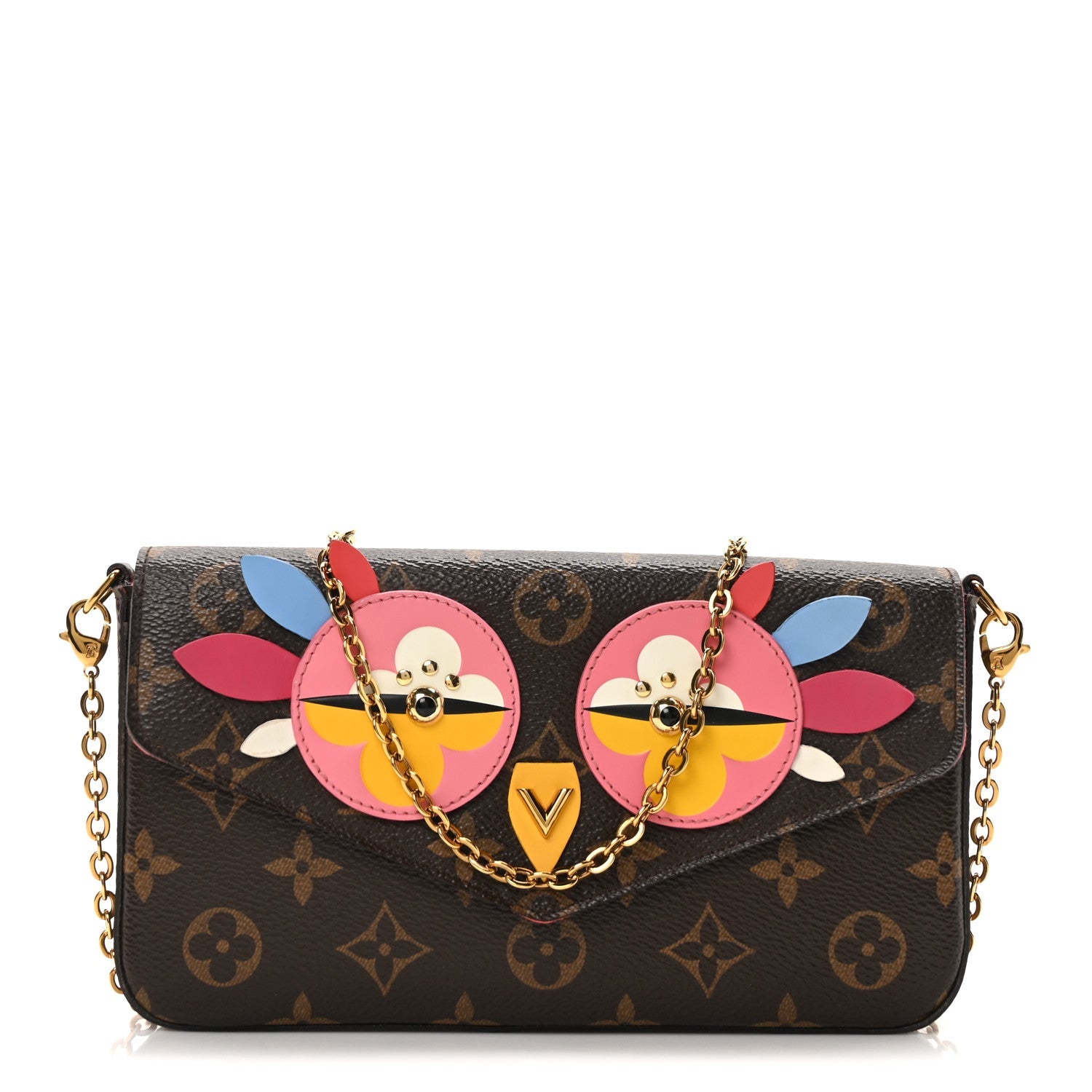 Monogram Lovely Birds Pochette Felicie Chain Wallet