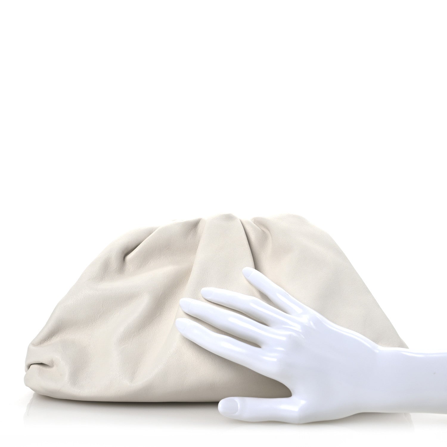 Calfskin Teen Pouch White