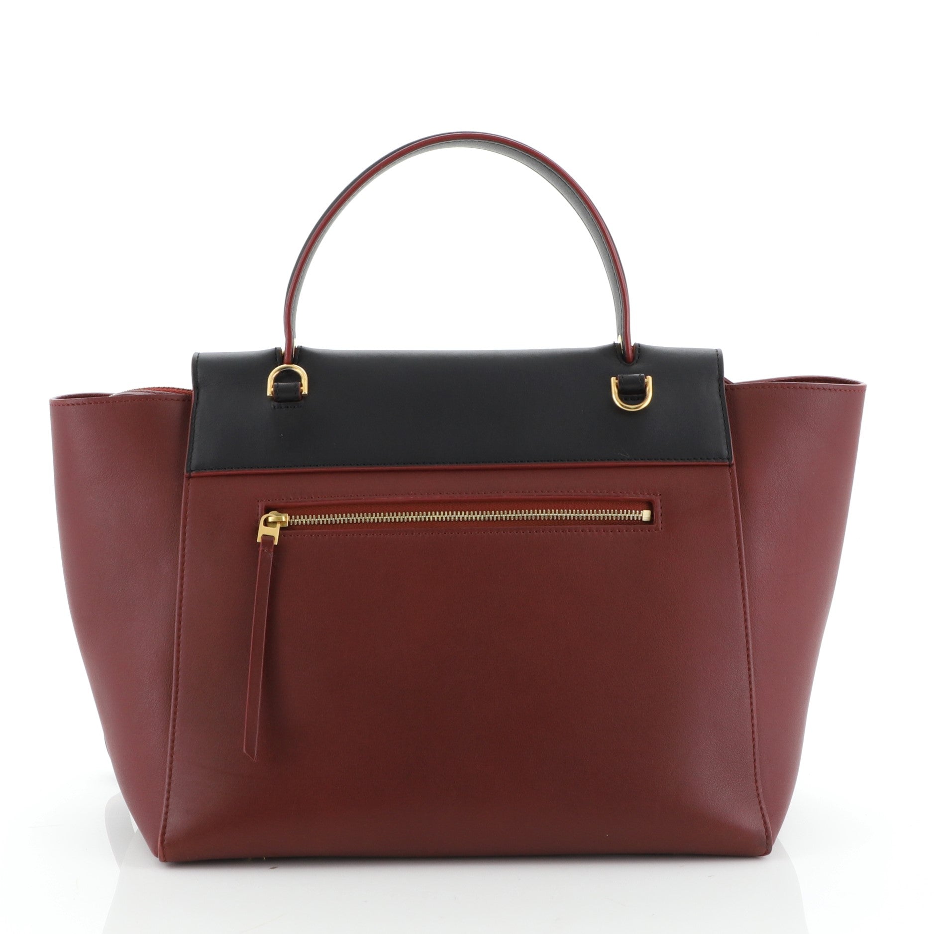 Bicolor Belt Bag Leather Mini