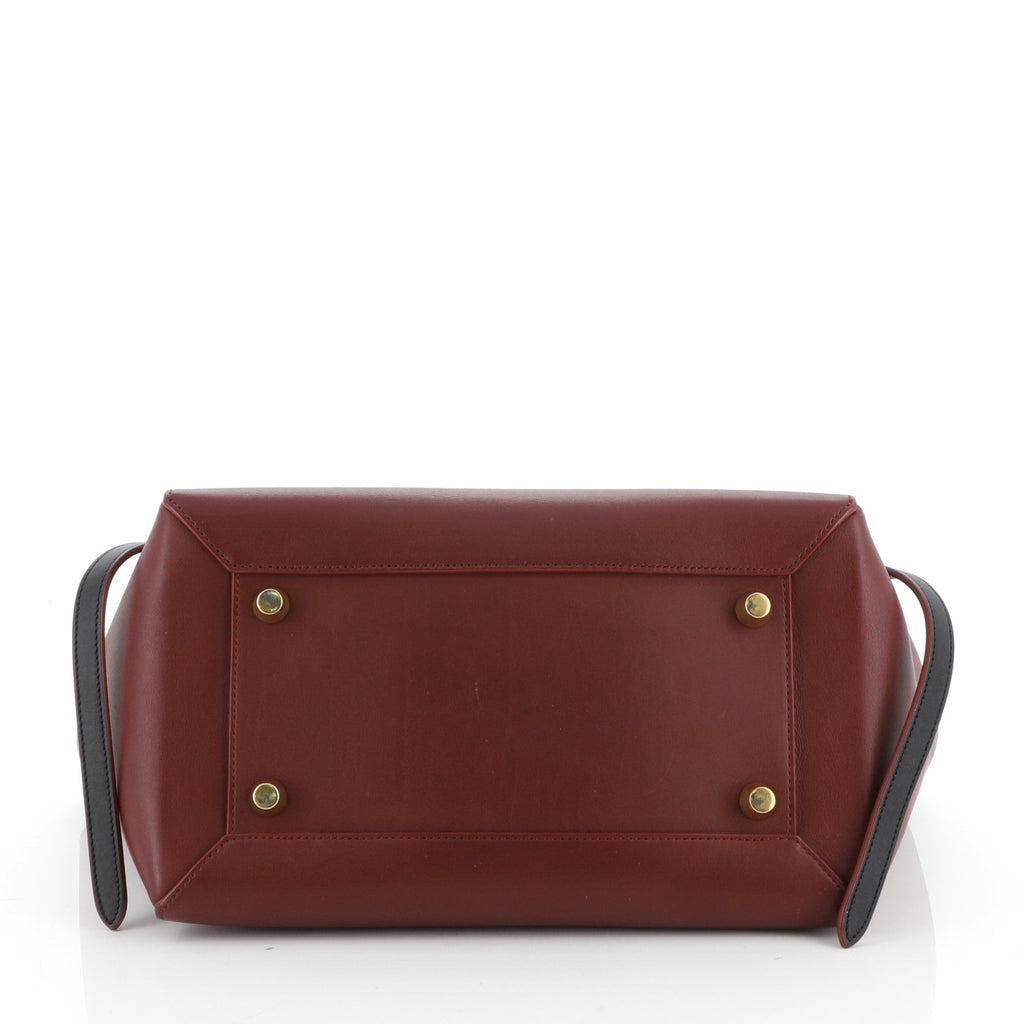 Bicolor Belt Bag Leather Mini